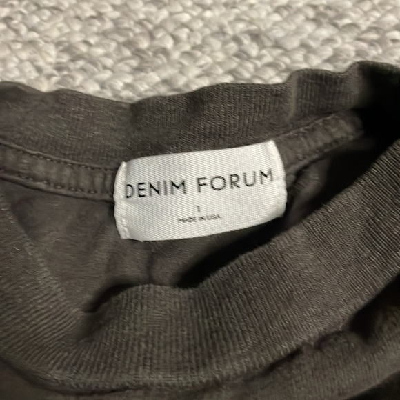 SOLD - Aritzia Denim forum t-shirt - Picture 2 of 3